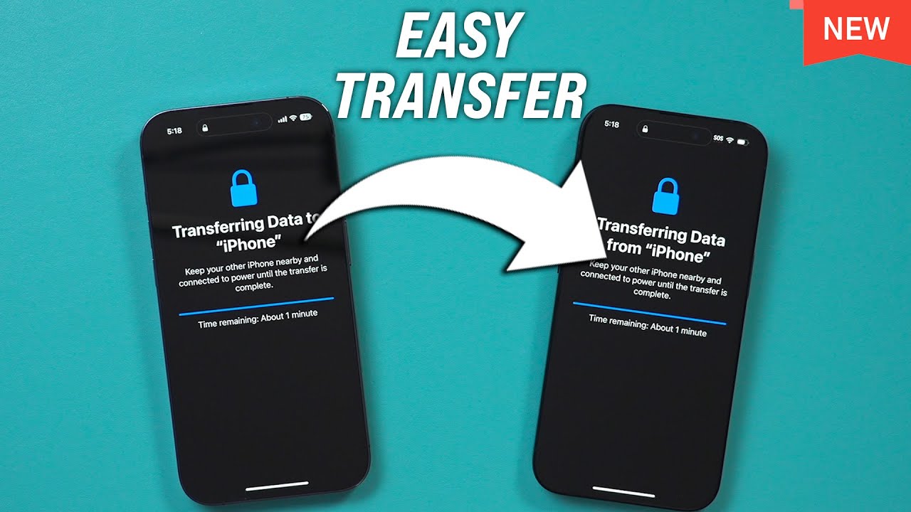 how to transfer data from old iPhone to new